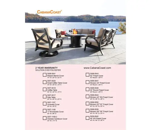 Fire Pit and Accessories-Patio Furniture Covers