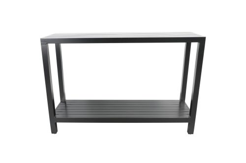 Black outdoor deals console table