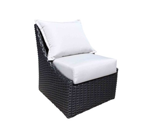 Grey Wicker with Taupe Cushions & Canopy Hospitality Rattan Sapphire Outdoor Collection Canopy Daybed
