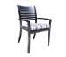 Lakeview Arm Chair Black Side