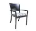 Lakeview Arm Chair Black Side