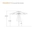 9ft. Commercial Patio Umbrella