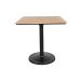 Skye 42" Square Pedestal Bar Table