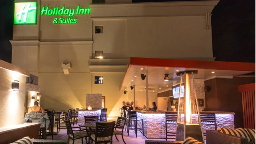 Cast Aluminum Dining Chair at Holiday Inn in Ontario Canada
