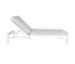 Apex Chaise Lounge White Front Up