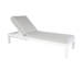 Apex Chaise Lounge White Side