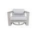 Belvedere Swivel Chair Grey Front