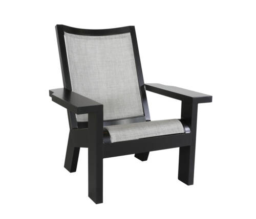 Hockley Adirondack Chair Black Side