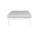 Ibiza Ottoman White Front