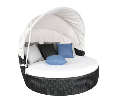 Louvre Outdoor Daybed BK Side