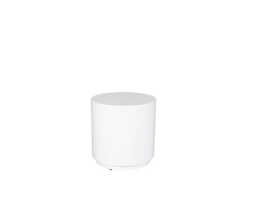 Mesa 18 Round Side Table White Side