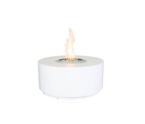 Mesa 42 Round Outdoor Fire WH Side