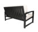 Venice Loveseat Black Back