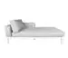 Ibiza II Right Chaise Lounge White Front
