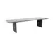 Muse 120" x 41" Dining Table Black Side