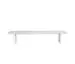 Muse 7' Bench White Front