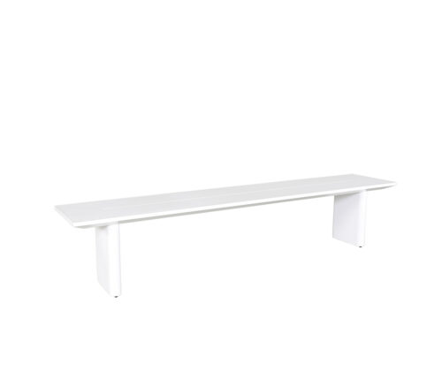 Muse 7' Bench White Side