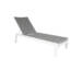Gambrel Chaise Lounge White Side