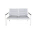 Origin Padded Loveseat White Front