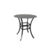 Monaco 42" Round Stone Bar Table Royal Black / Black