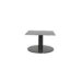 Origin 24" Square Pedestal Side Table