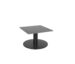 Origin 24" Square Pedestal Side Table