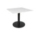 Origin 36" Square Pedestal Tea Table