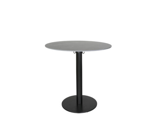Origin 42 Round Pedestal Bar Table Royal Black / Black