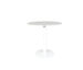 Origin 42 Round Pedestal Bar Table Carrara White / White