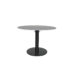 Origin 42 Round Pedestal Dining Table Royal Black / Black
