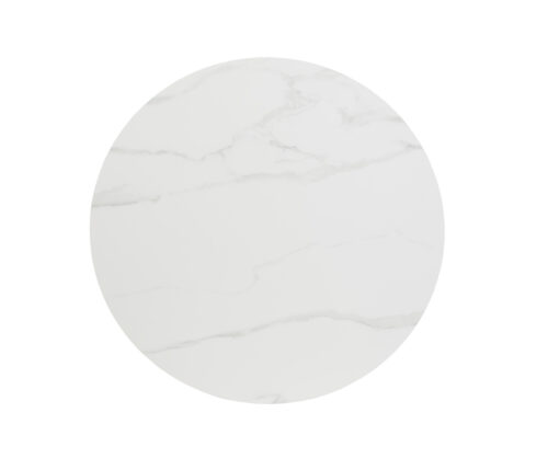 Origin 42 Round Stone Table Top Carrara White