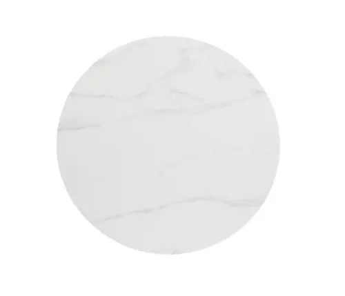 Origin 42 Round Stone Table Top Carrara White