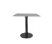 Origin 42 Square Pedestal Bar Table Royal Black / Black