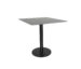 Origin 42 Square Pedestal Bar Table Royal Black / Black