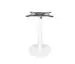 Origin 48 Pedestal Bar Table Base White