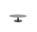 Origin 48 Round Pedestal Coffee Table Royal Black / Black