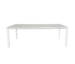 Origin 87 x 40 Dining Table White Base with Carrara White Top