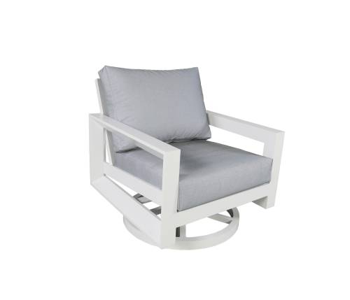 Muse Lounge Swivel Rocker White S