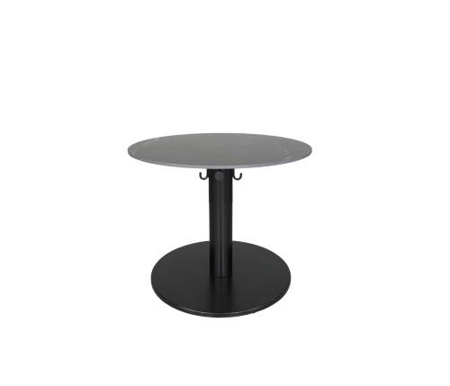 Origin 24 Rd Pedestal Tea Table RBBK