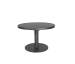 Origin 36" Round Aluminum Pedestal Tea Table Storm