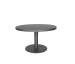 Origin 42" Round Aluminum Pedestal Tea Table Storm