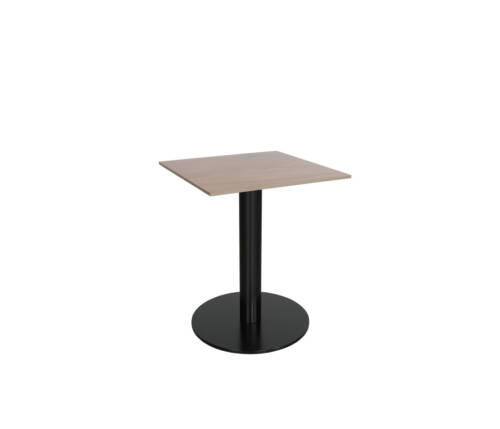 Origin 24 Sq Pedestal Dining Table CABK Side