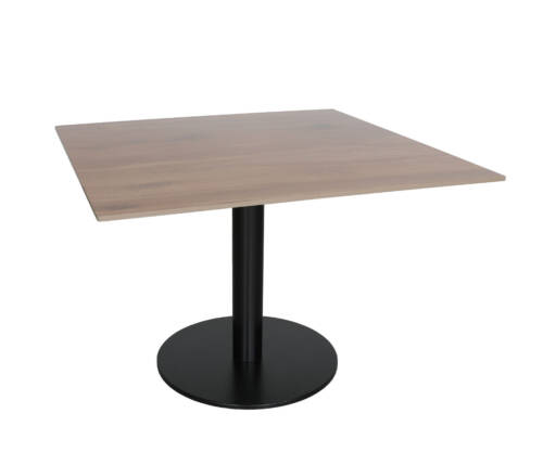 Origin 42 Sq Pedestal Dining Table CABK Side