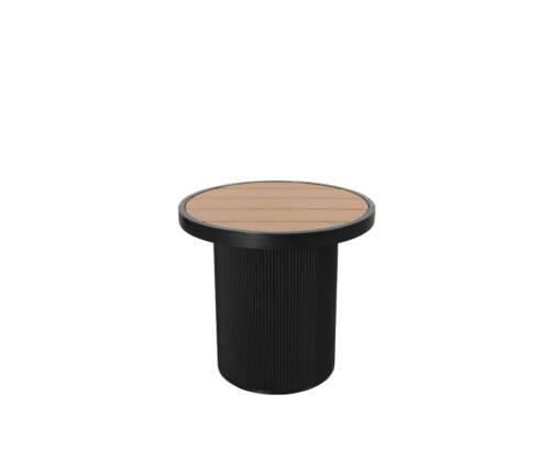 Roman 24 Rd SolTeak Side Table NABK