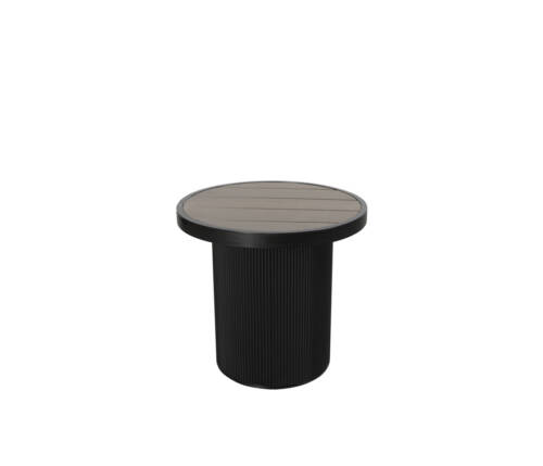 Roman 24 Rd SolTeak Side Table WEBK