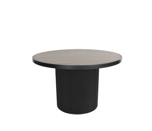 Roman 48 Rd SolTeak Dining Table WEBK